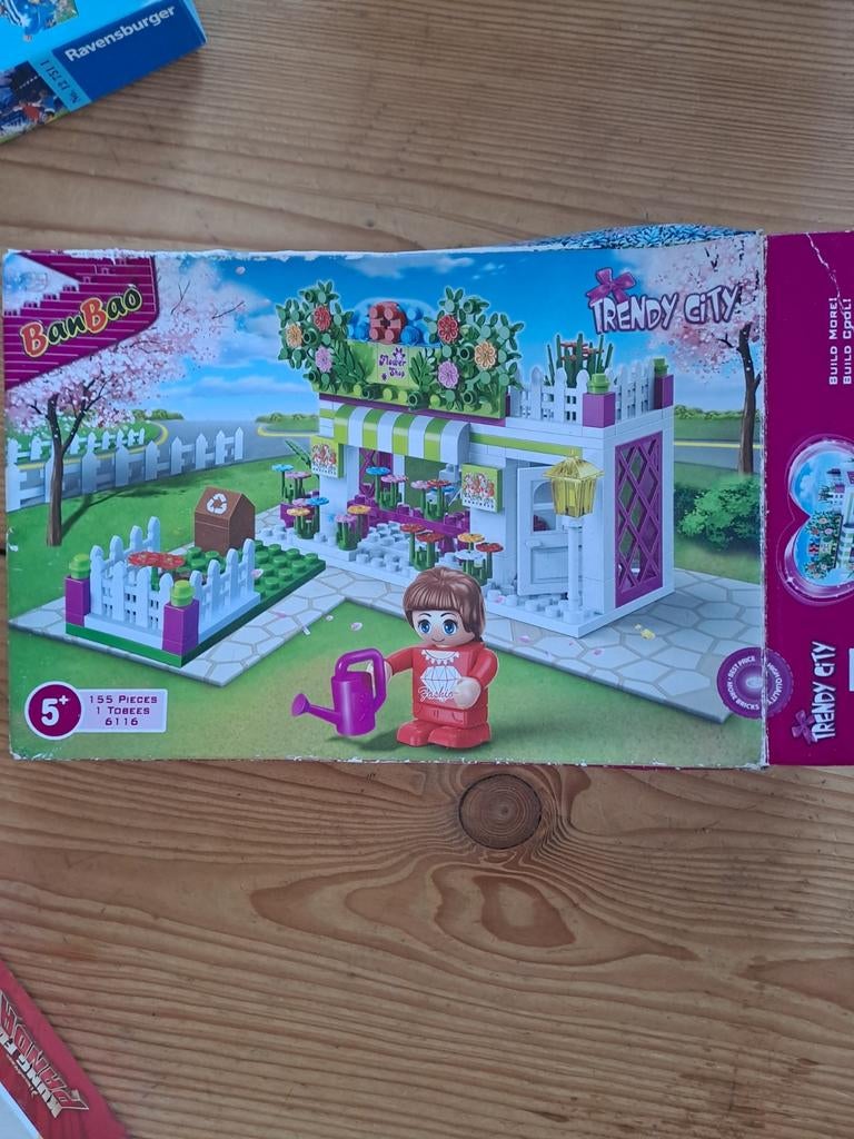 Lego BanBao Trendy City Bloemenwinkel Bouwset compleet!, Ophalen of Verzenden, Gebruikt, Overige merken