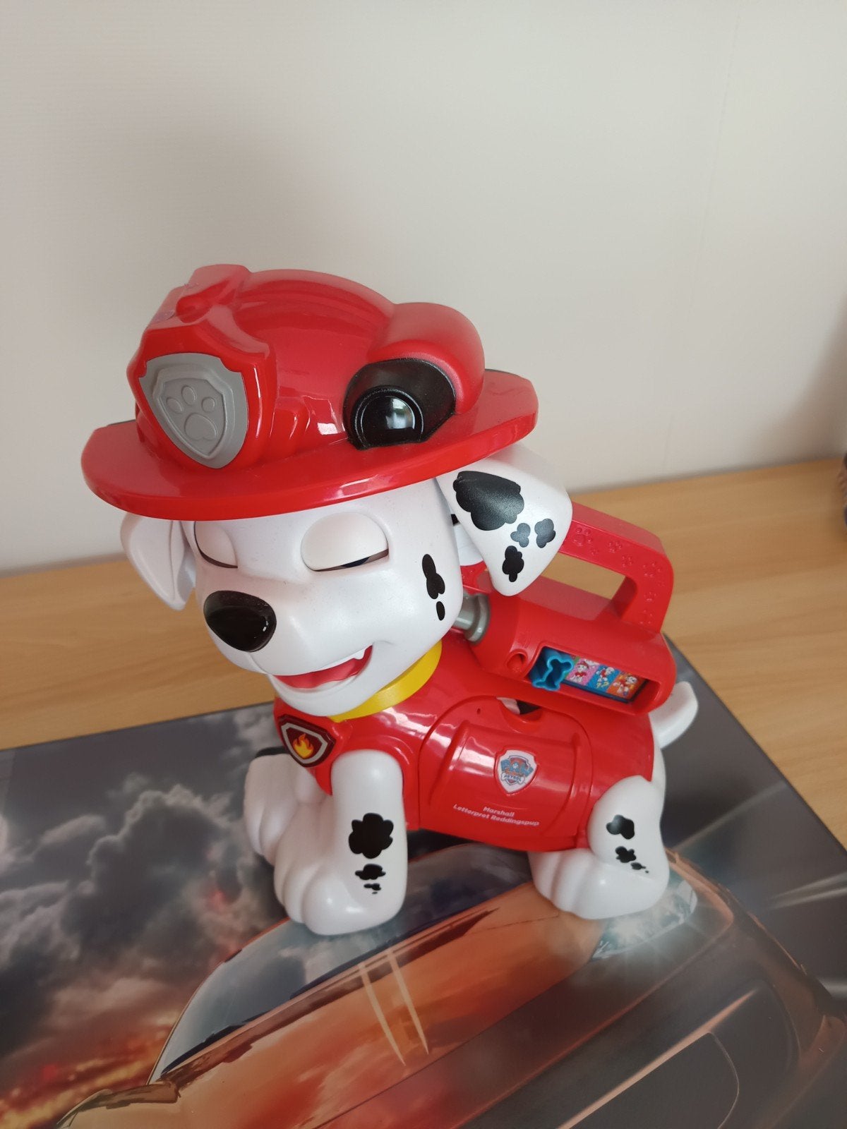 Paw Patrol Marshall letterpress reddingpup, Ophalen of Verzenden, Gebruikt, Jongen of Meisje