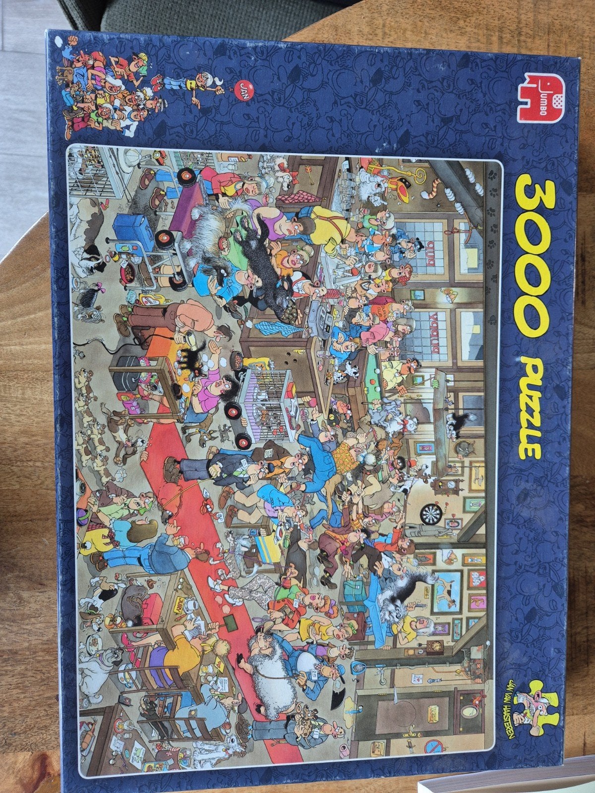 Jan van Haasteren Puzzel - de hondenshow -3000 stukjes, Ophalen, Meer dan 1500 stukjes, Zo goed als nieuw, Legpuzzel