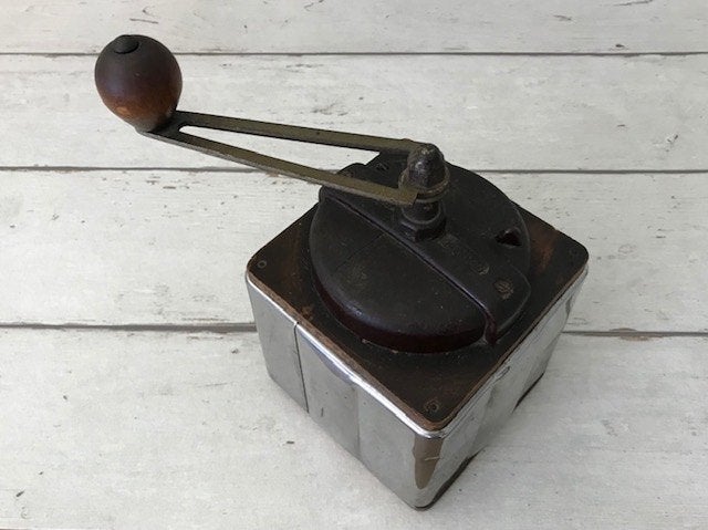 Antieke Franse koffiemolen Peugeot Frères 1920-1930 art deco, Ophalen of Verzenden