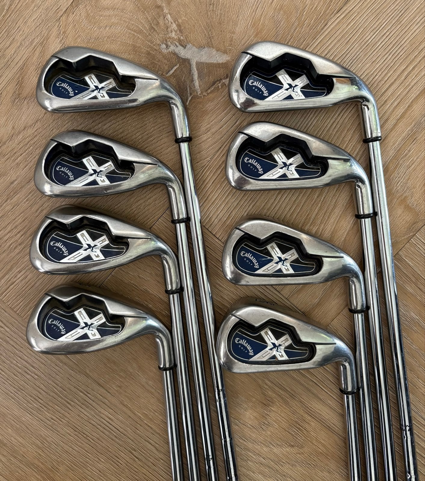 Callaway X-18 IJzerset 3-P / + 1”, Sport en Fitness, Golf, Ophalen of Verzenden, Gebruikt, Set, Callaway