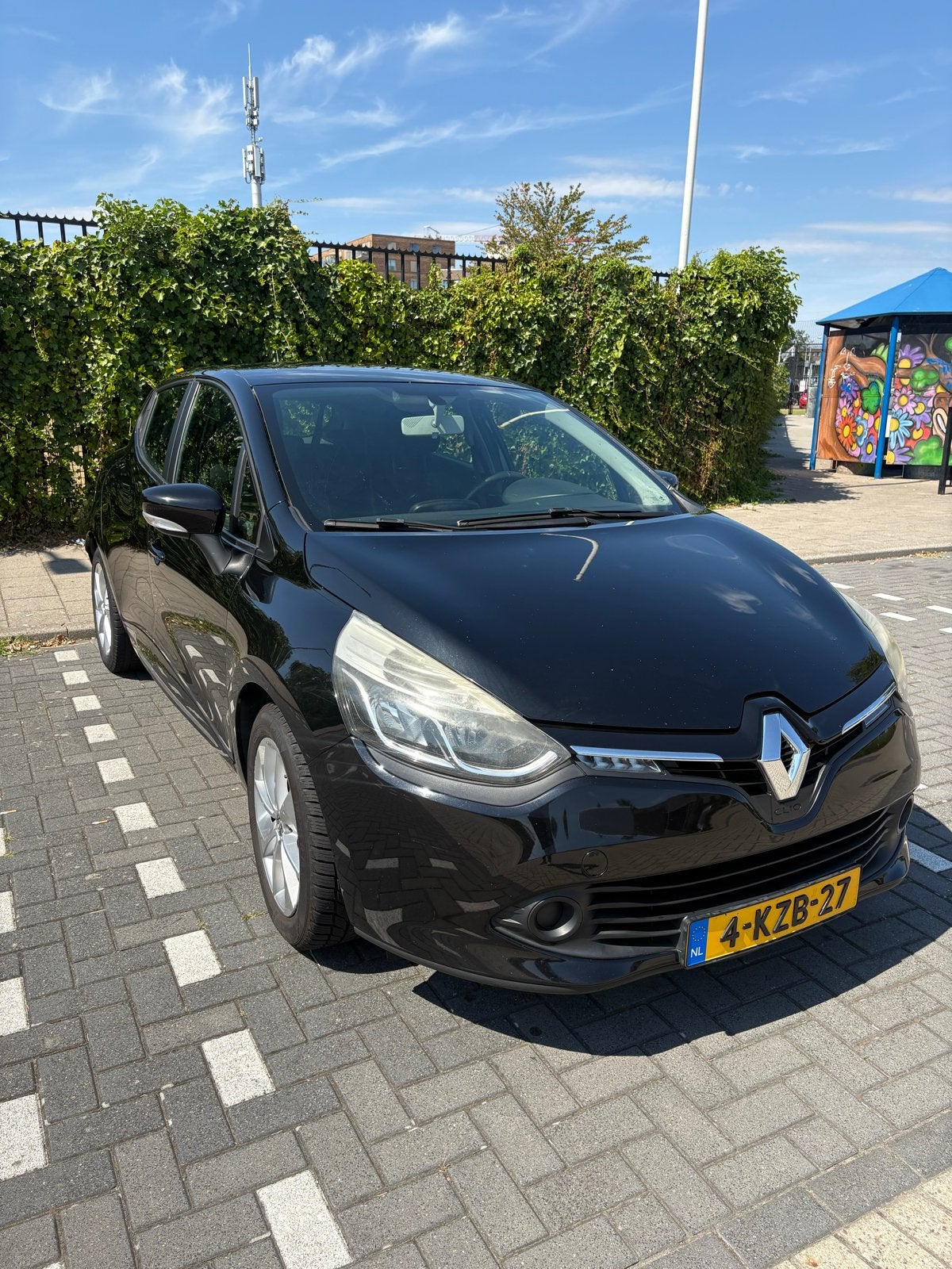Renault Clio 0.9 TCE 66KW 5-DRS 2013 Zwart, Auto's, Renault, Voorwielaandrijving, 898 cc, 40 €/maand, Zwart