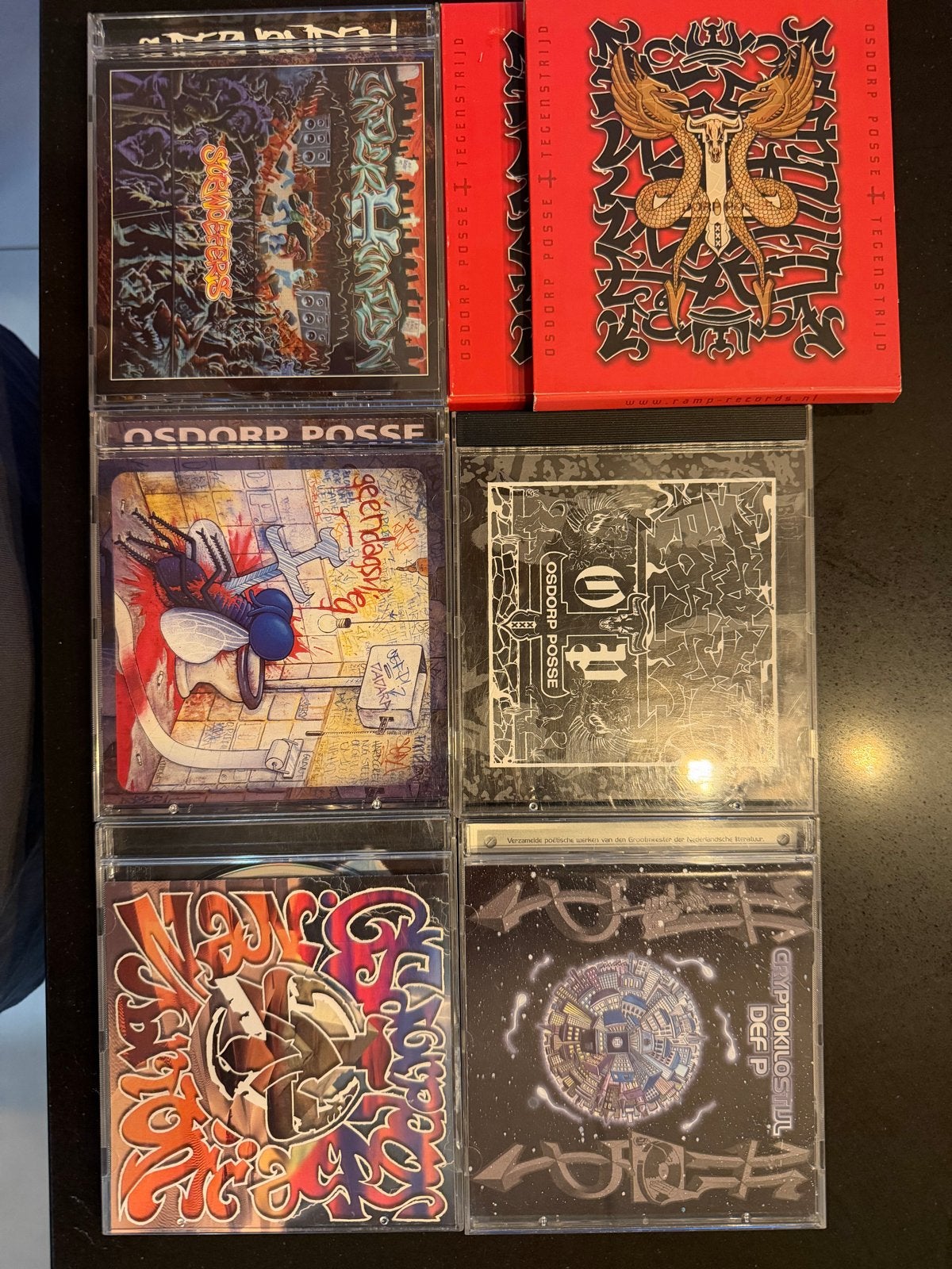 Osdorp Posse & Def P CD collectie (6 stuks) - Nederhop, Cd's en Dvd's, Ophalen of Verzenden, Gebruikt, Album, Eerste persing