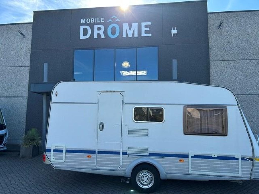 TEC Tour Live 400 DB MOVER+VOORTENT+FIETSENDRA, Caravans en Kamperen, T.E.C., Dwarsbed, Bedrijf, Treinzit