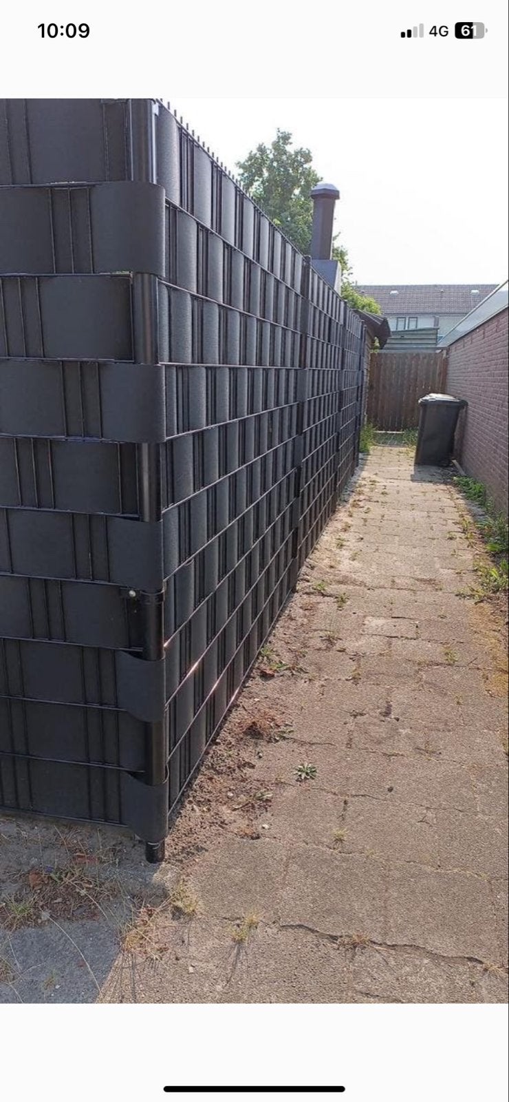 Professioneel hekwerk, Tuin en Terras, Ophalen, Met poort, Gebruikt, Overige typen