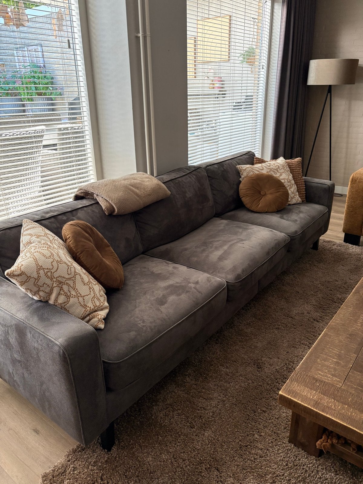 Comfortabele 3-zits bank van Pronto Wonen met garantie, Ophalen, Driepersoons, 75 tot 100 cm, Zo goed als nieuw