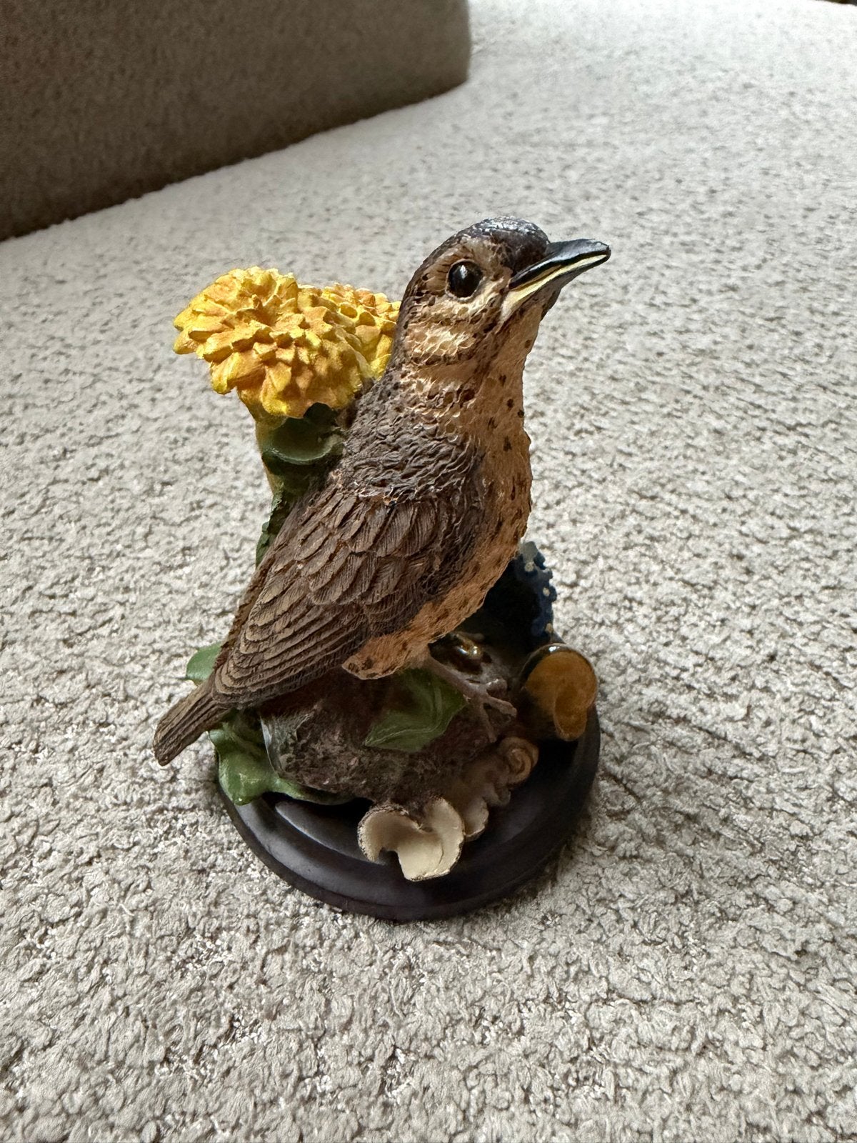 zanglijster lijster beeldje Vogelwelt Collection vogel, Vintage, Meerkleurig, Ophalen of Verzenden, Zo goed als nieuw