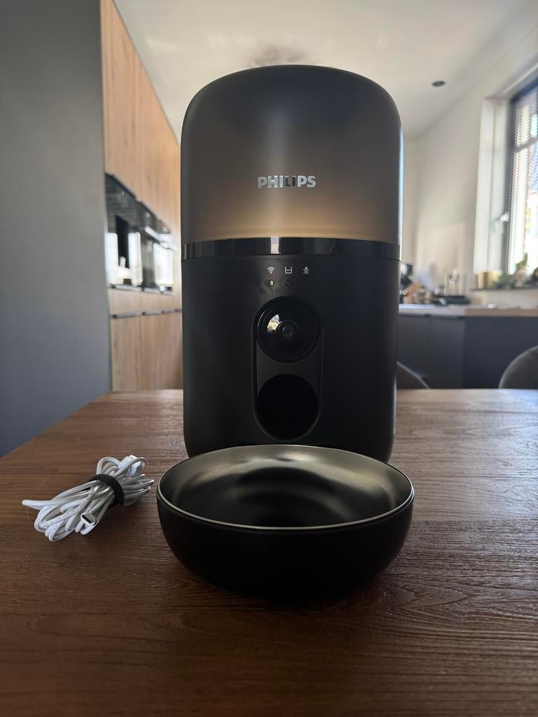 Automatische voerbak met camera, Dieren en Toebehoren, Ophalen, Automatisch, Zo goed als nieuw