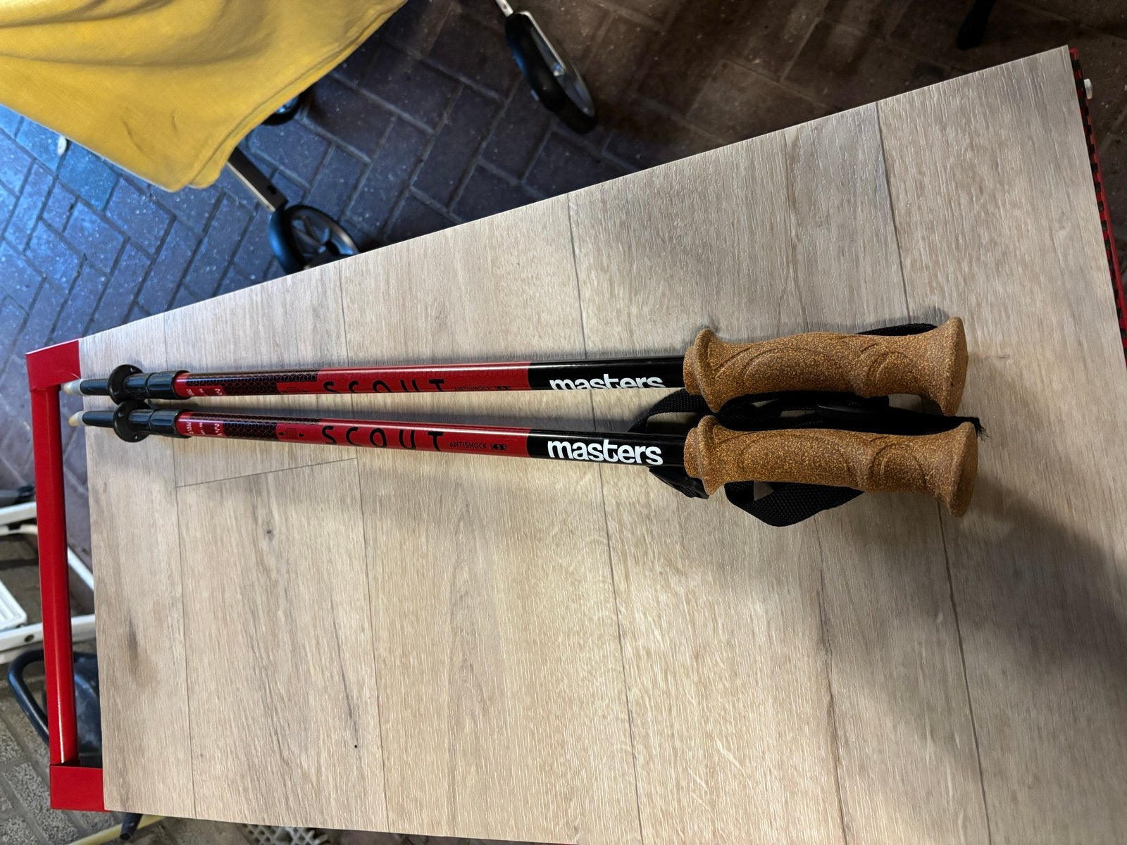 Nordic Walking Stokken Masters Scout 109 cm, Ophalen, Gebruikt, Wandelstok