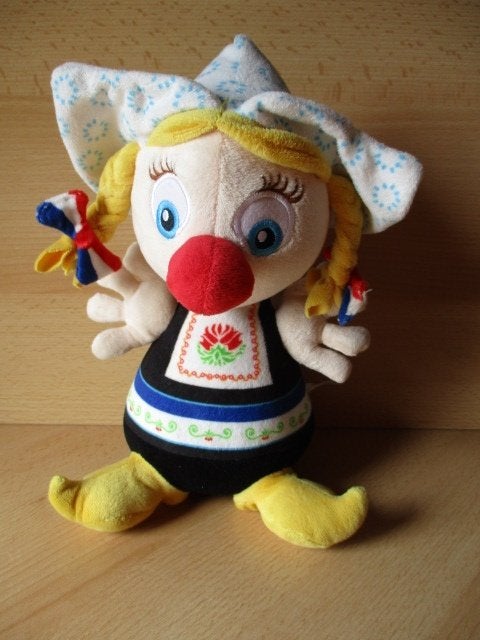 Efteling Jokie pluche  Boerin  30cm, Ophalen of Verzenden, Zo goed als nieuw, Overige typen