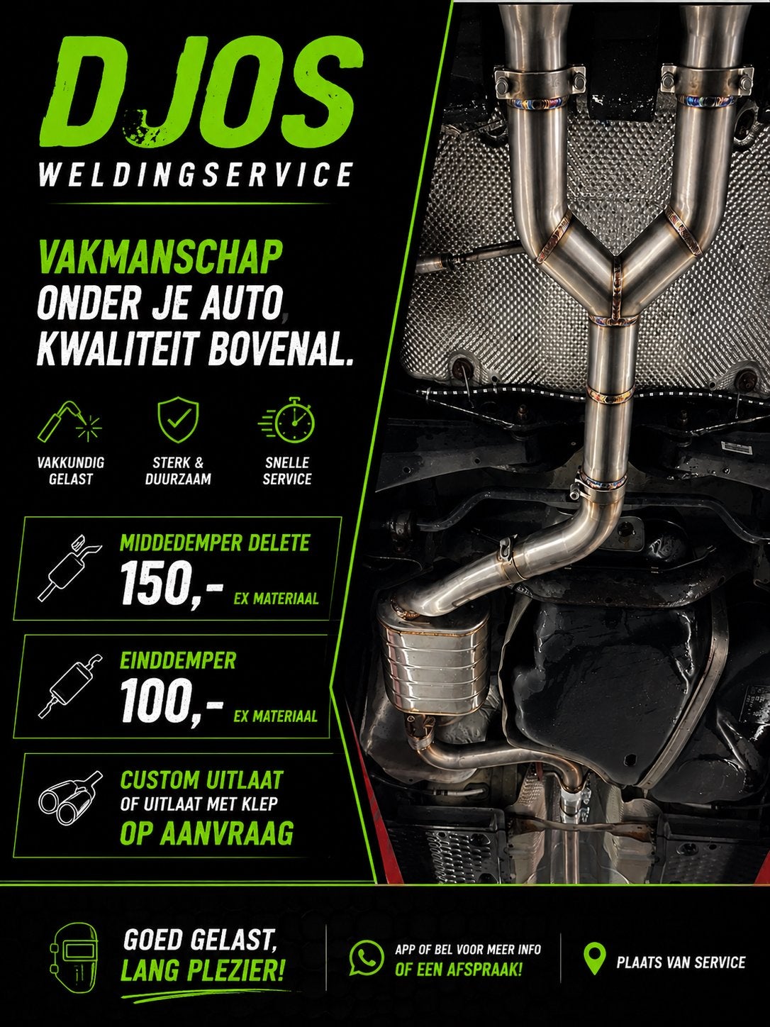 Uitlaten, Ophalen of Verzenden, Nieuw