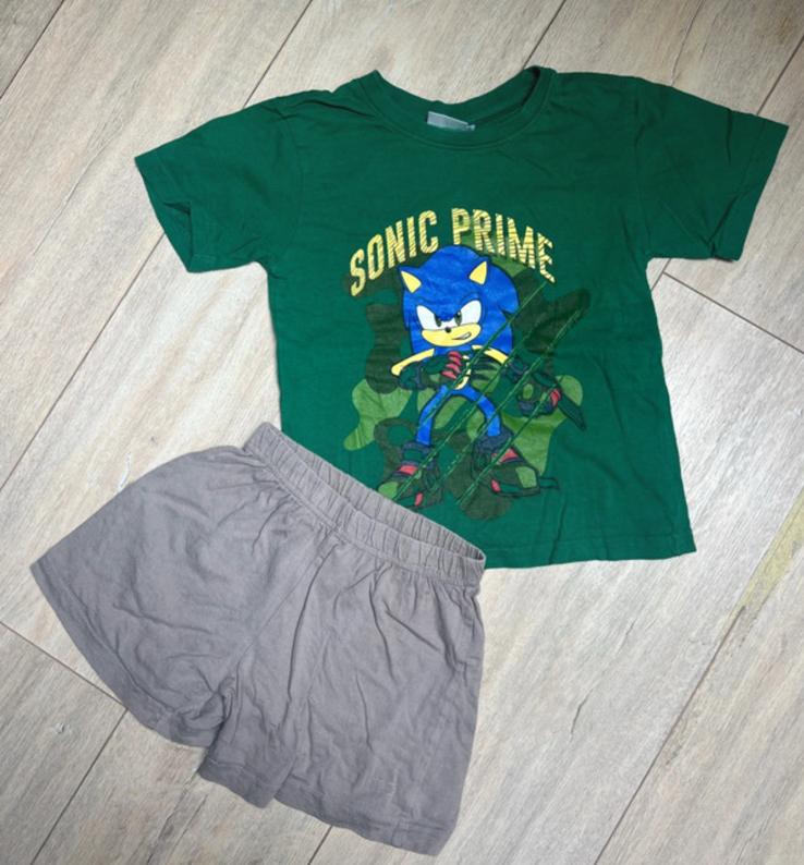 Stoere Sonic pyjama, Ophalen of Verzenden, Gebruikt, Jongen, Nacht- of Onderkleding