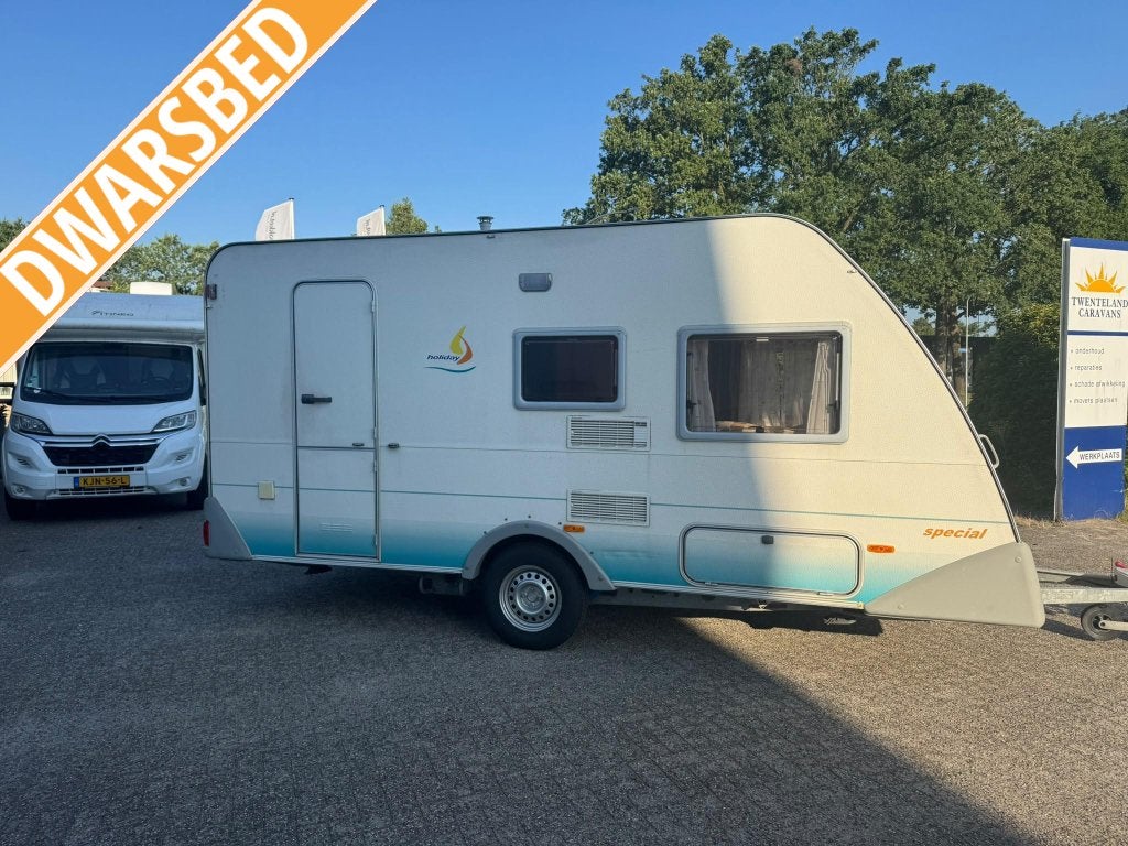 Eifelland Holiday Special 420 voortent, fietsendra, Caravans en Kamperen, Caravans, Bedrijf, Treinzit, 750 - 1000 kg, Eifelland