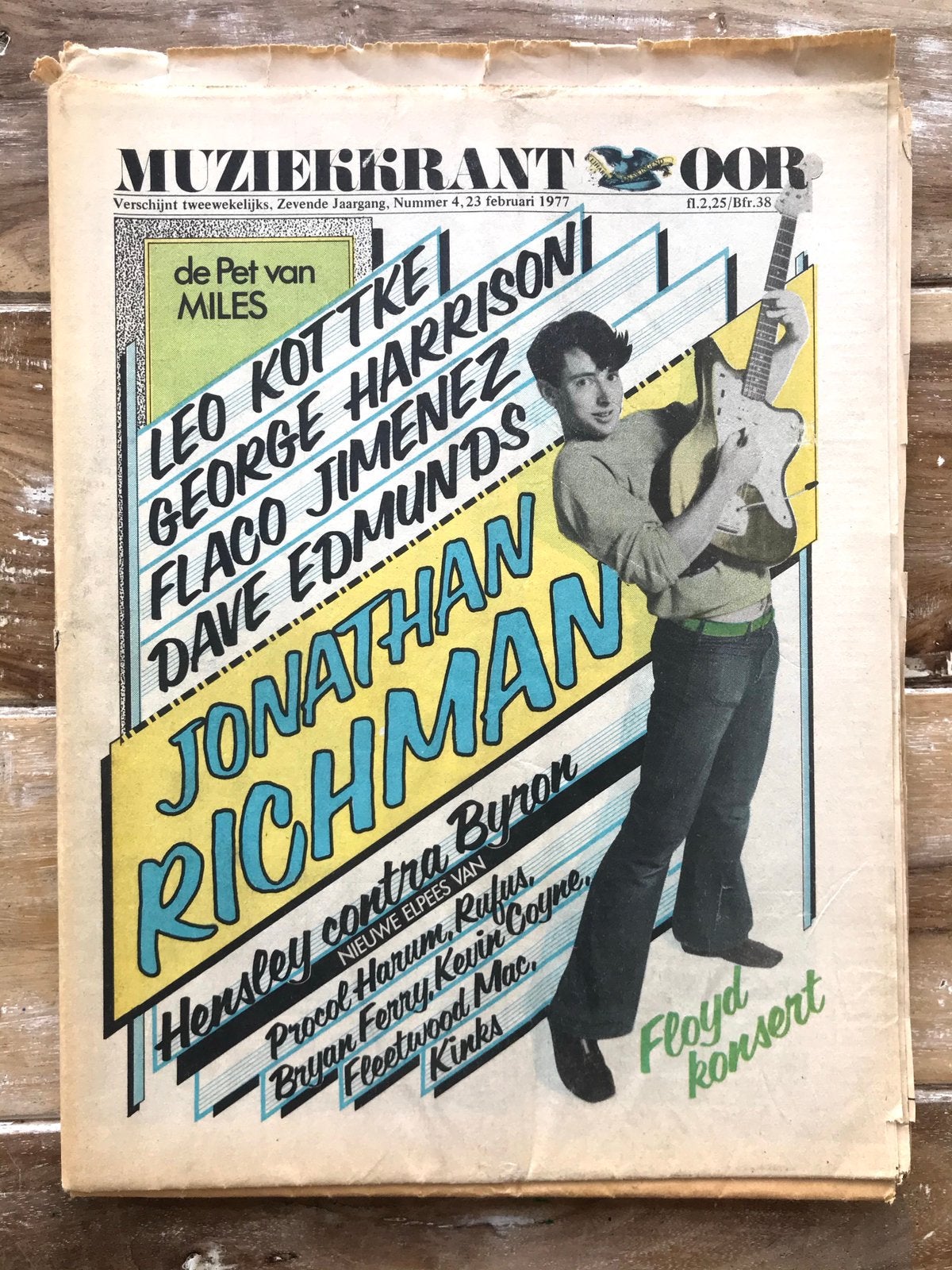 Muziekkrant OOR 1977 GEORGE HARRISON Flaco Jimenez CAN, Ophalen of Verzenden, Gelezen, Muziek, Film of Tv