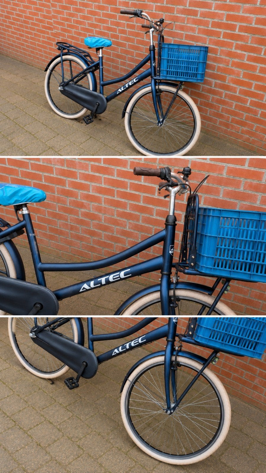 Altec Dutch Transportfiets 26 inch met krat, Ophalen, Gebruikt, 20 inch of meer