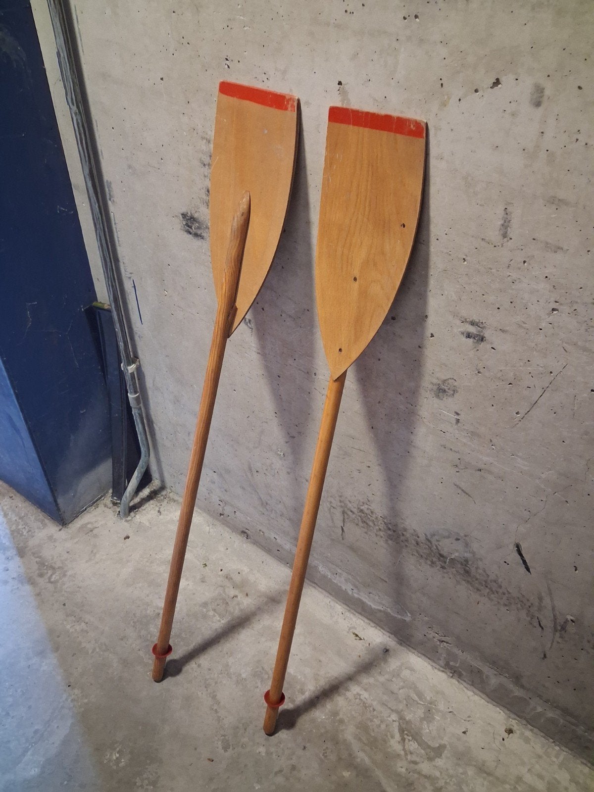 Houten vintage roeispanen set 2st, Watersport en Boten, Ophalen of Verzenden, Gebruikt