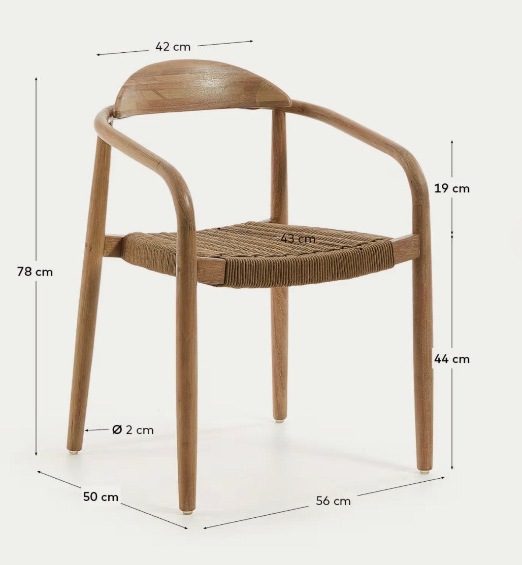 4 Solid wood dining chairs, Ophalen, Zo goed als nieuw, Rechthoekig, 50 tot 100 cm