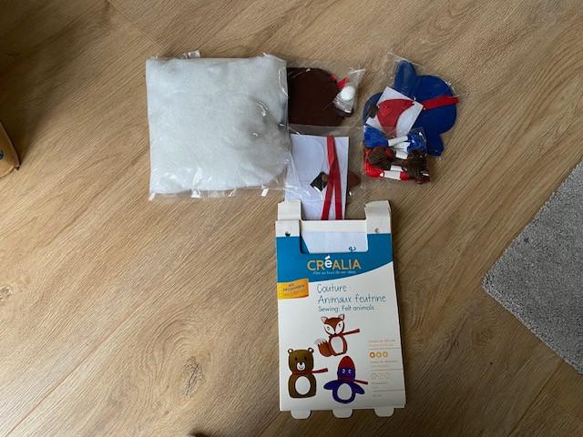 Dieren maken van wolvilt-  ruilen voor chocoladereep, Hobby en Vrije tijd, Ophalen, Nieuw, Figuurtje(s), Wolvilt