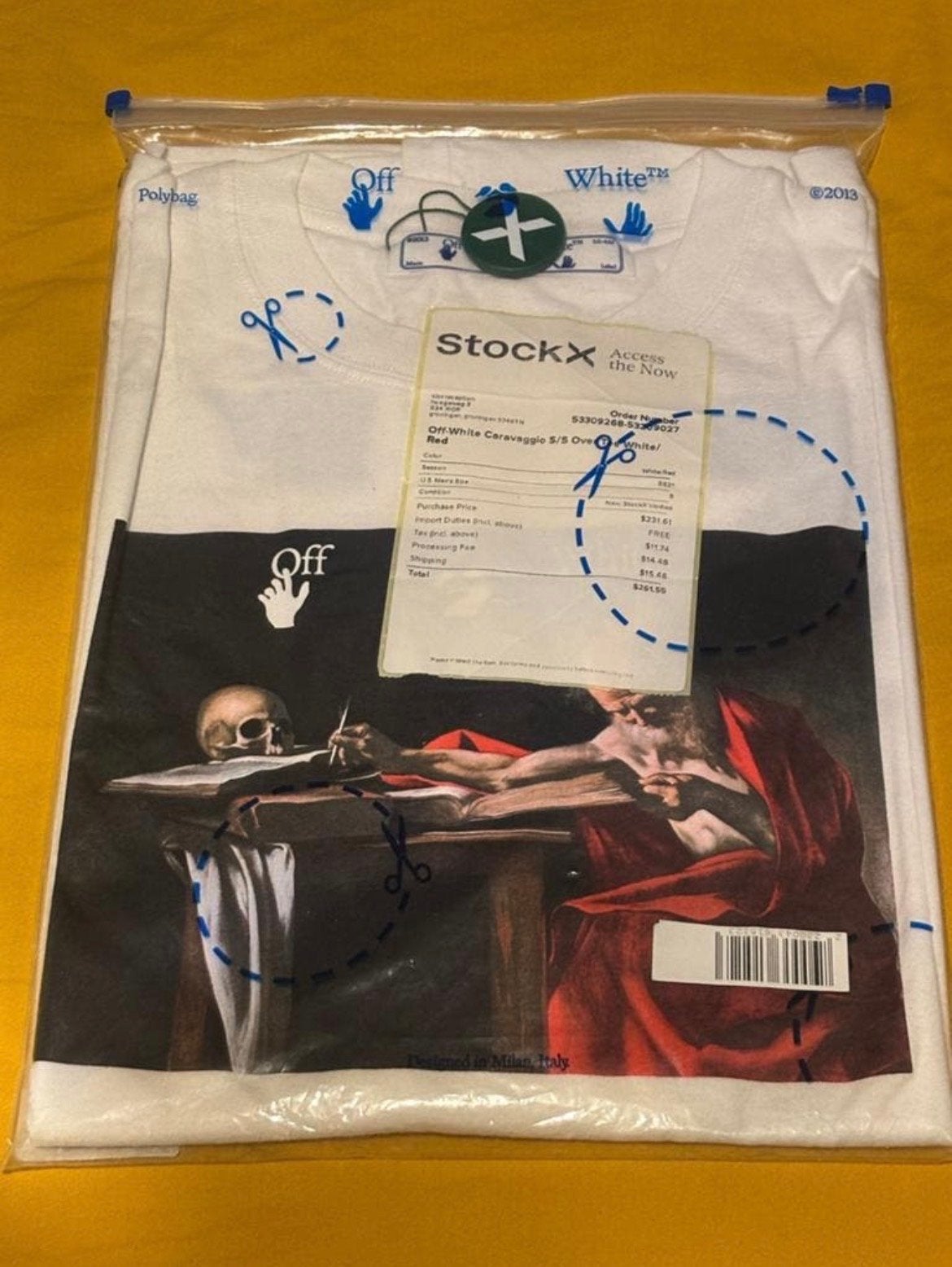 Off-White Caravaggio T-shirt - Nieuw met tags, Ophalen of Verzenden, Nieuw, Maat 46 (S) of kleiner, Wit