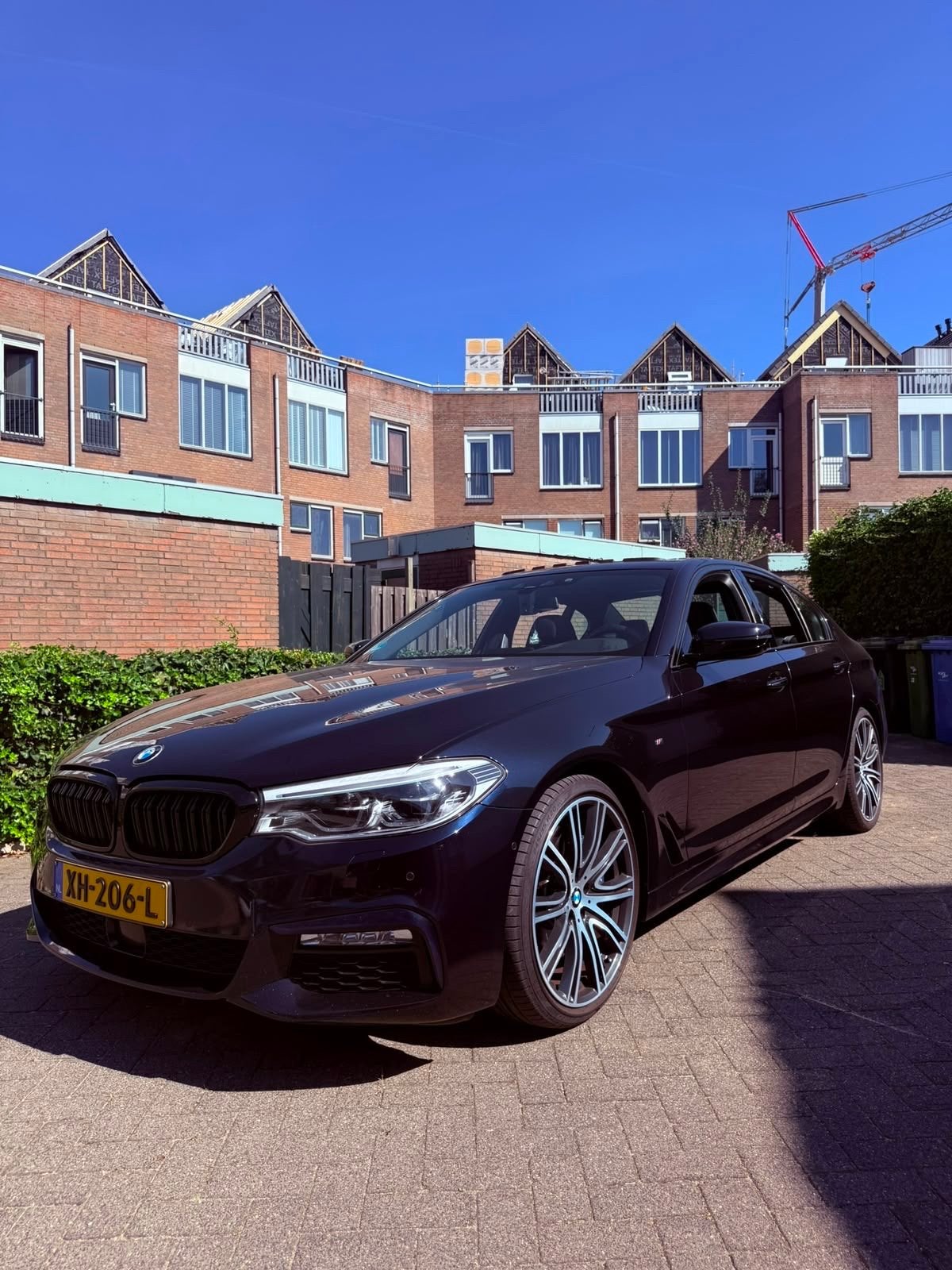BMW 5-Serie 540i 340pk Aut. 2018 Zwart, Automaat, 2000 kg, Bedrijf, 1570 kg