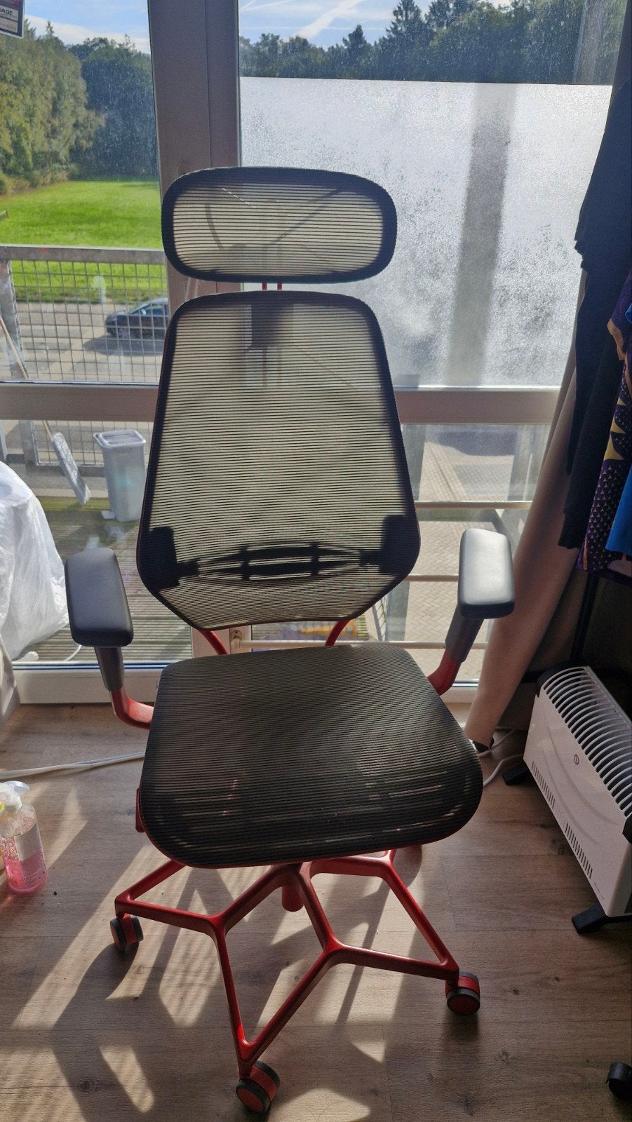 IKEA STYRSPEL Gaming Chair, Ophalen, Bureaustoel, Rood, Ergonomisch