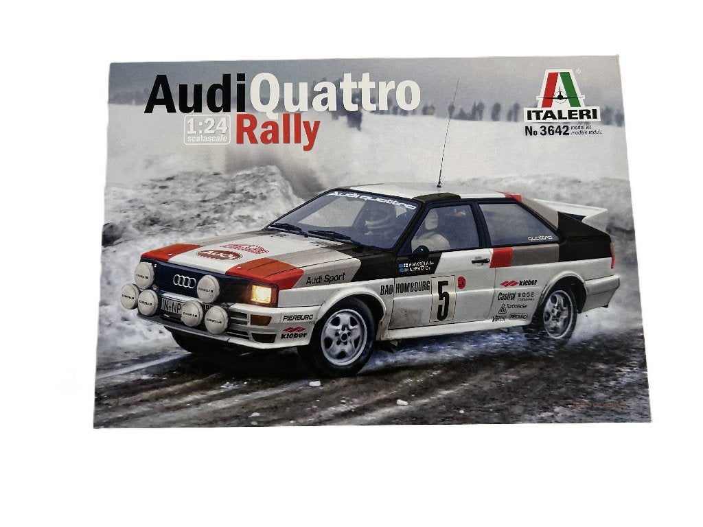 Italeri Audi Quattro Rally ITA-3642 1/24 nieuw, Verzenden, Groter dan 1:32, Nieuw, Italeri