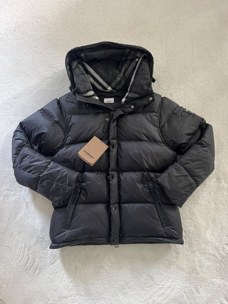 Burberry Jas, Kleding | Heren, Maat 52/54 (L), Zwart, Nieuw, Ophalen of Verzenden