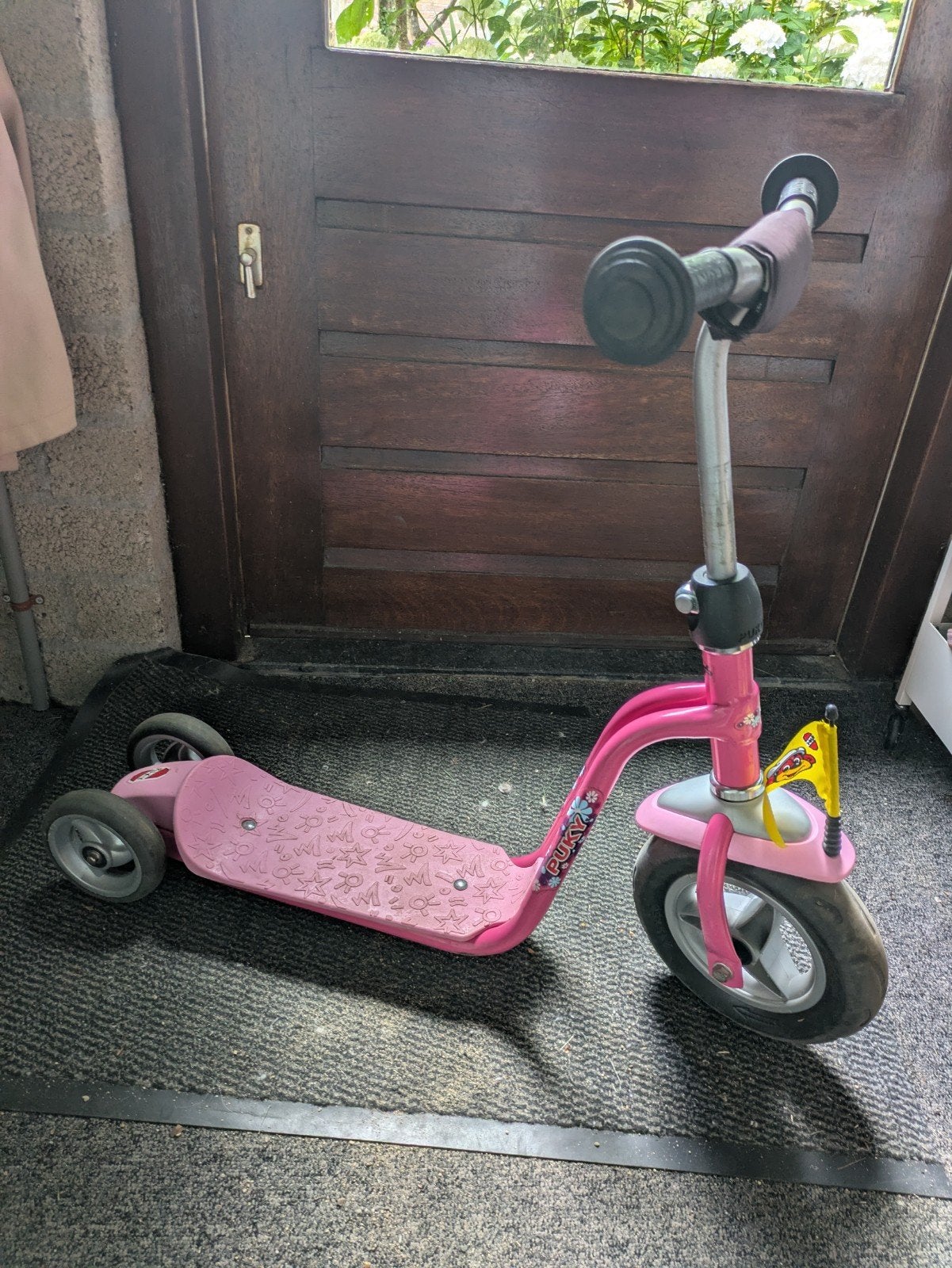 Roze Puky Step met 2 achterwielen en kinkussen, Ophalen, Gebruikt, Gewone step, Puky