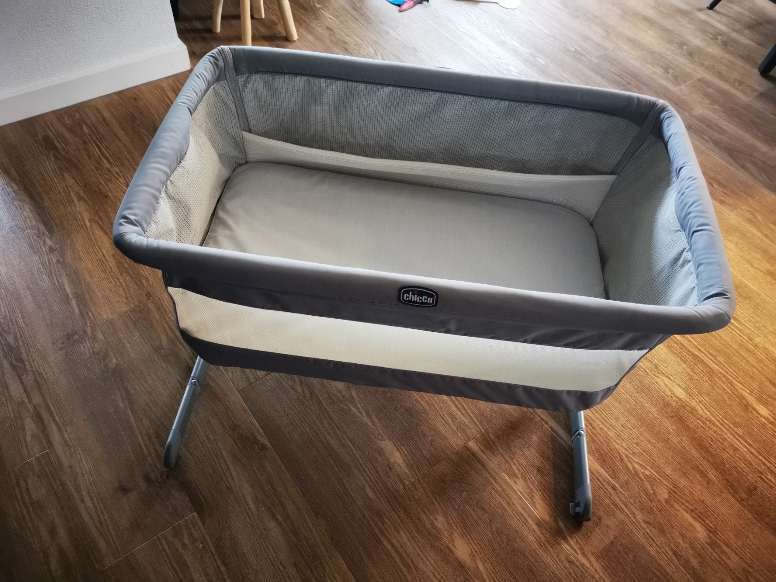 Chicco Next2Me Wiege/Co-sleeper - Grijs, Ophalen, Zo goed als nieuw, Wieg