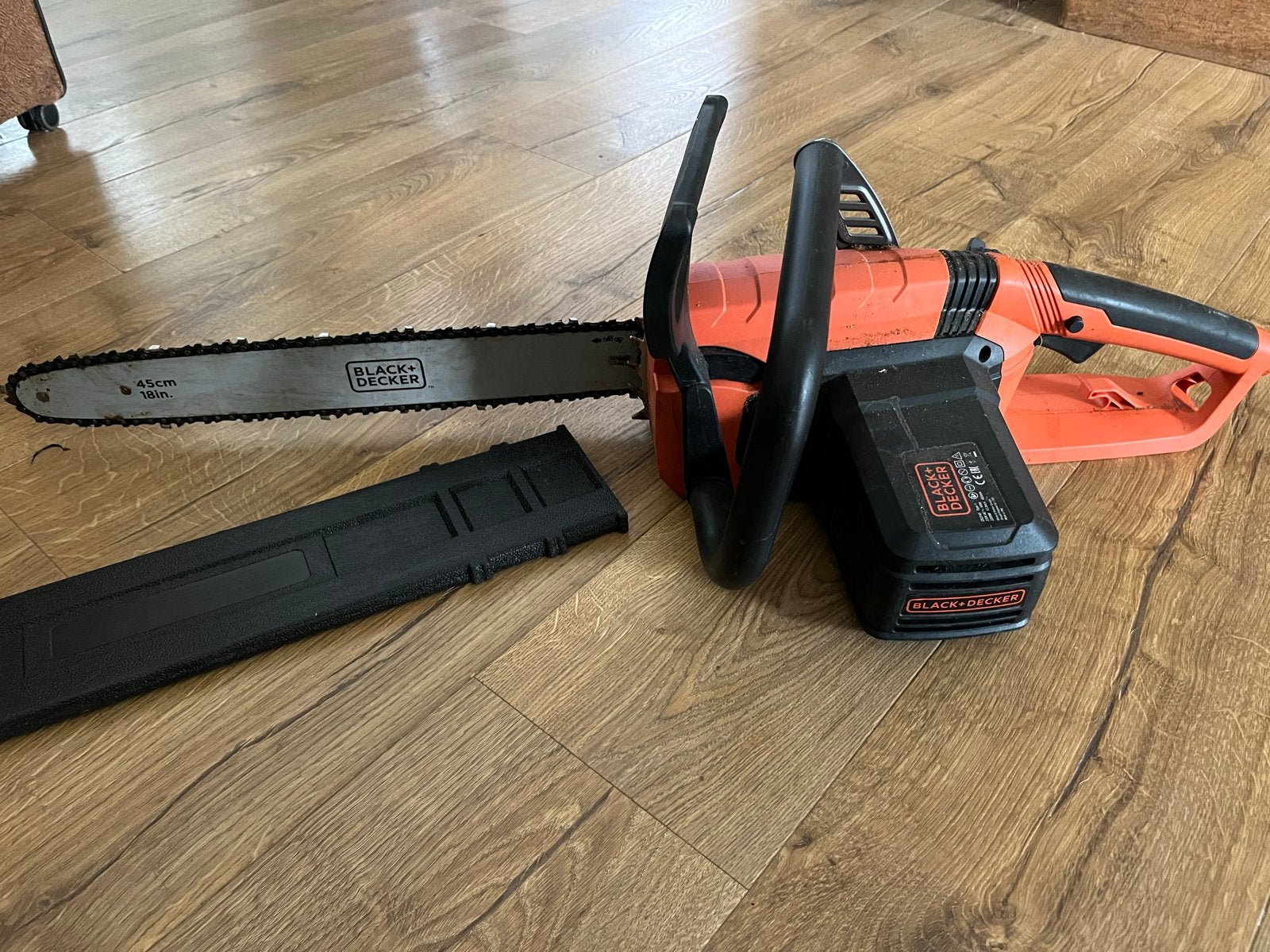 Black+Decker CS2245 elektrische kettingzaag, Ophalen, Gebruikt, 70 mm of meer, Kettingzaag