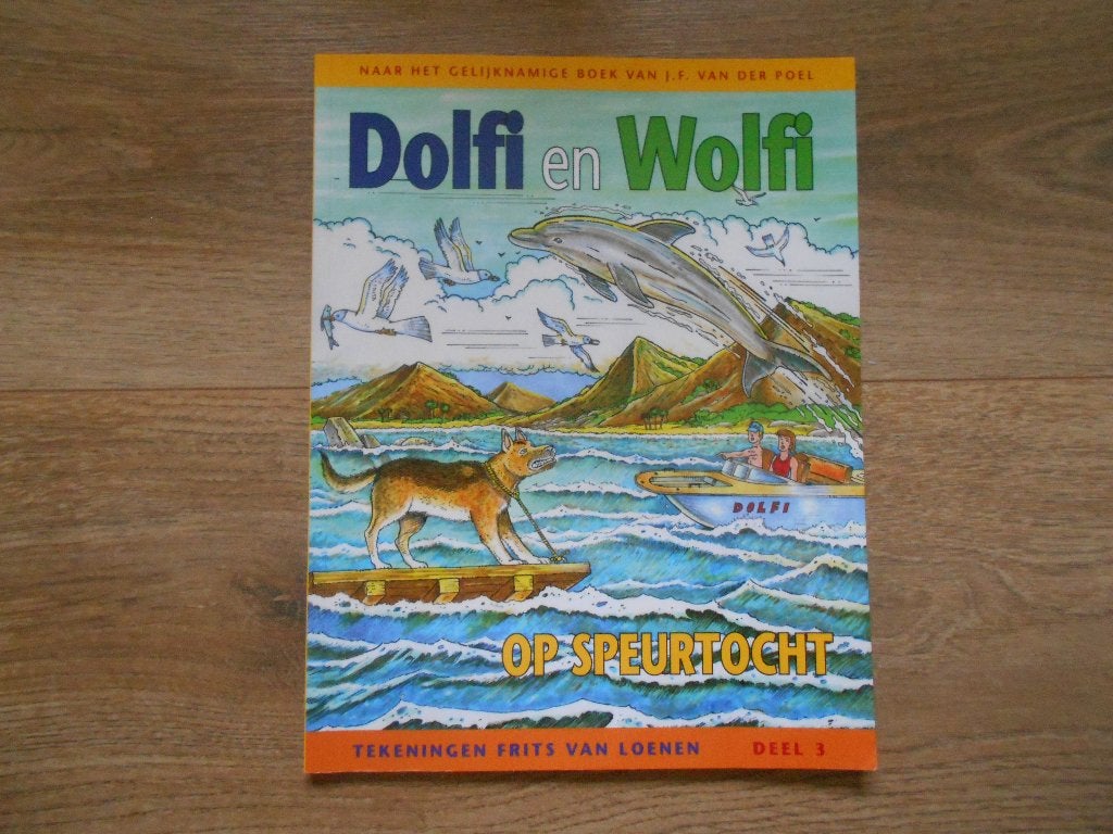 J.F. van der Poel Dolfi en Wolfi op speurtocht deel 3, Boeken, Eén stripboek, Ophalen of Verzenden, Zo goed als nieuw