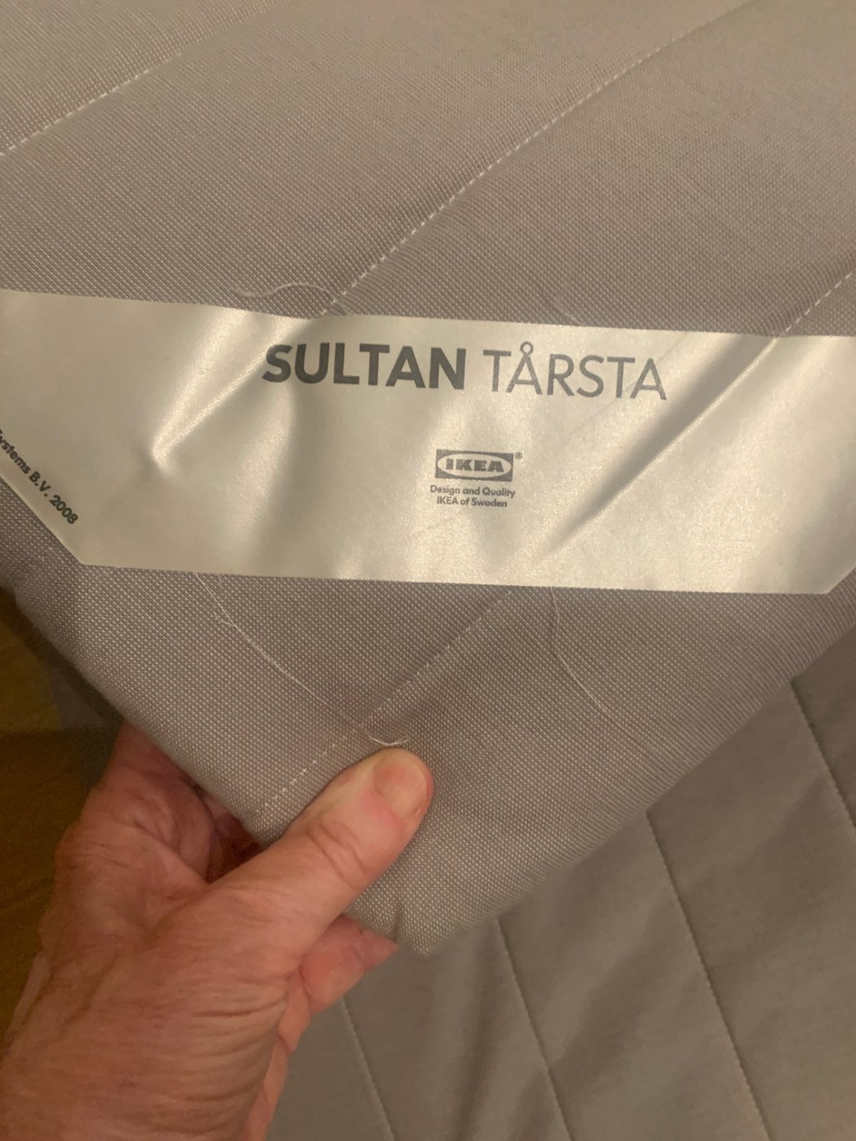 Topper Ikea Sultan 140/200, Ophalen, Zo goed als nieuw, Tweepersoons, 140 cm