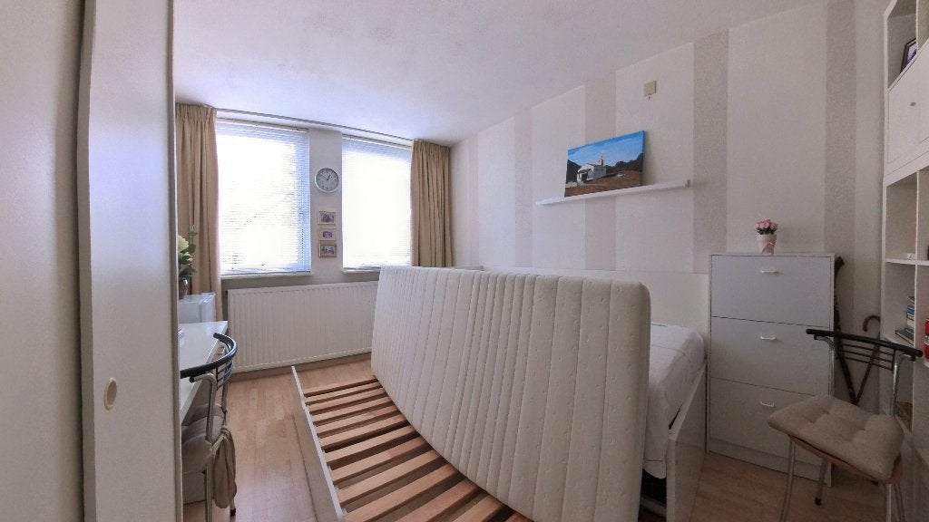 dubbel logeerbed, Ophalen, Gebruikt, 90 cm, Eenpersoons