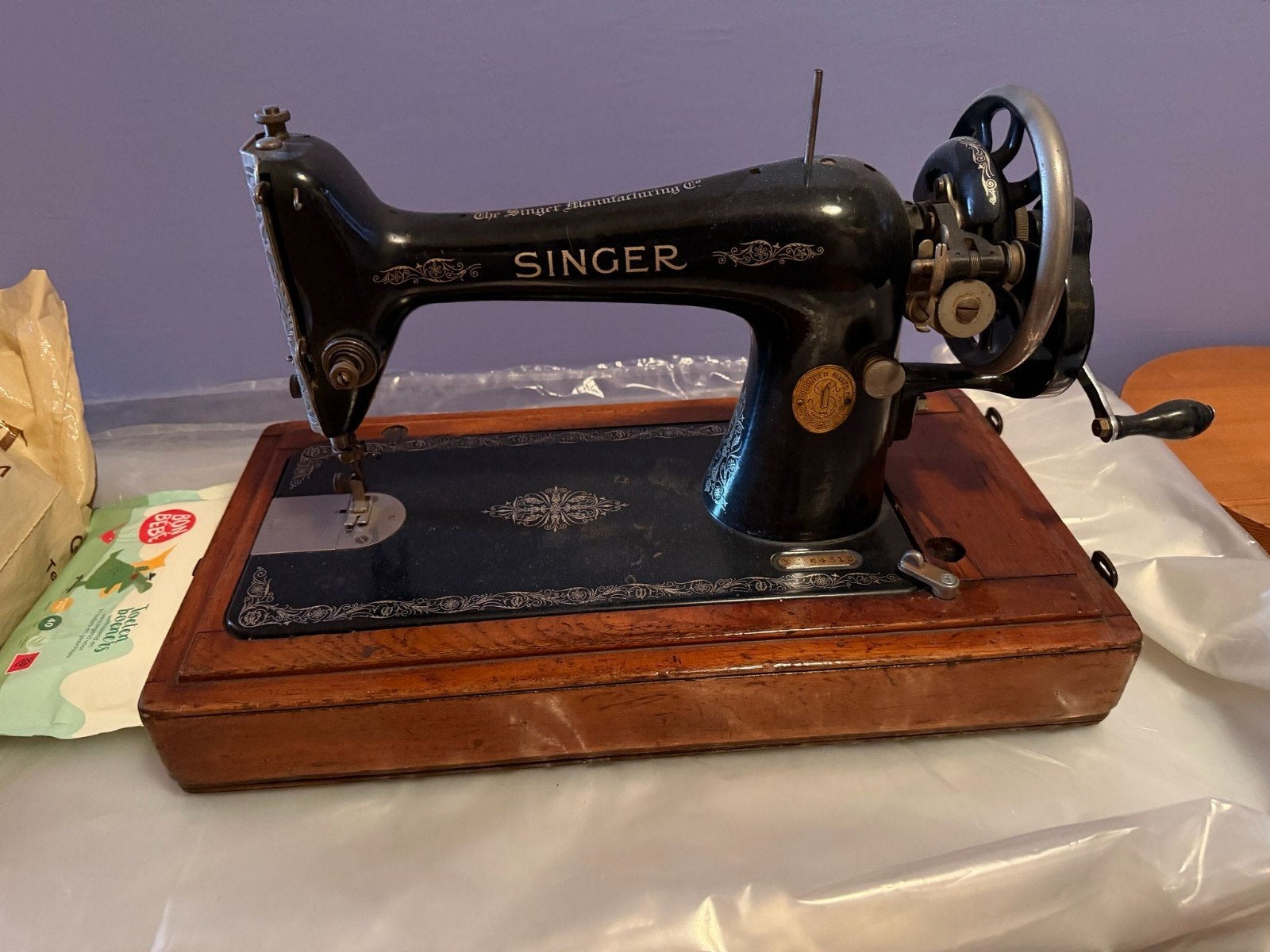 Antieke Singer Naaimachine - Decoratief en Functioneel, Ophalen