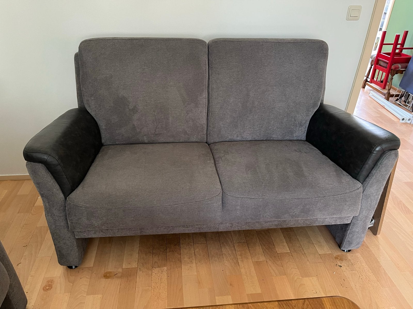 Comfortabel 2 en 2,5 zits bank, Huis en Inrichting, Banken | Bankstellen, Ophalen, Gebruikt, 150 tot 200 cm, Tweepersoons