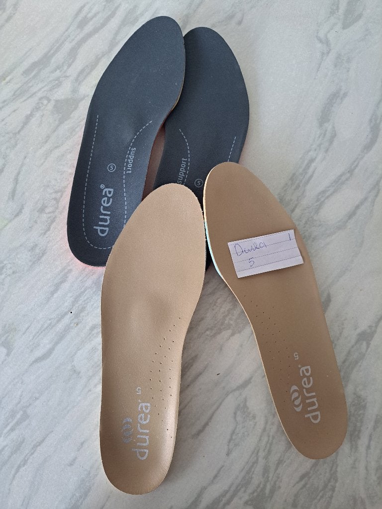 2 paar Durea inlegzooltjes maat 38 (5), Durea, Schoenen met lage hakken, Ophalen of Verzenden, Zo goed als nieuw