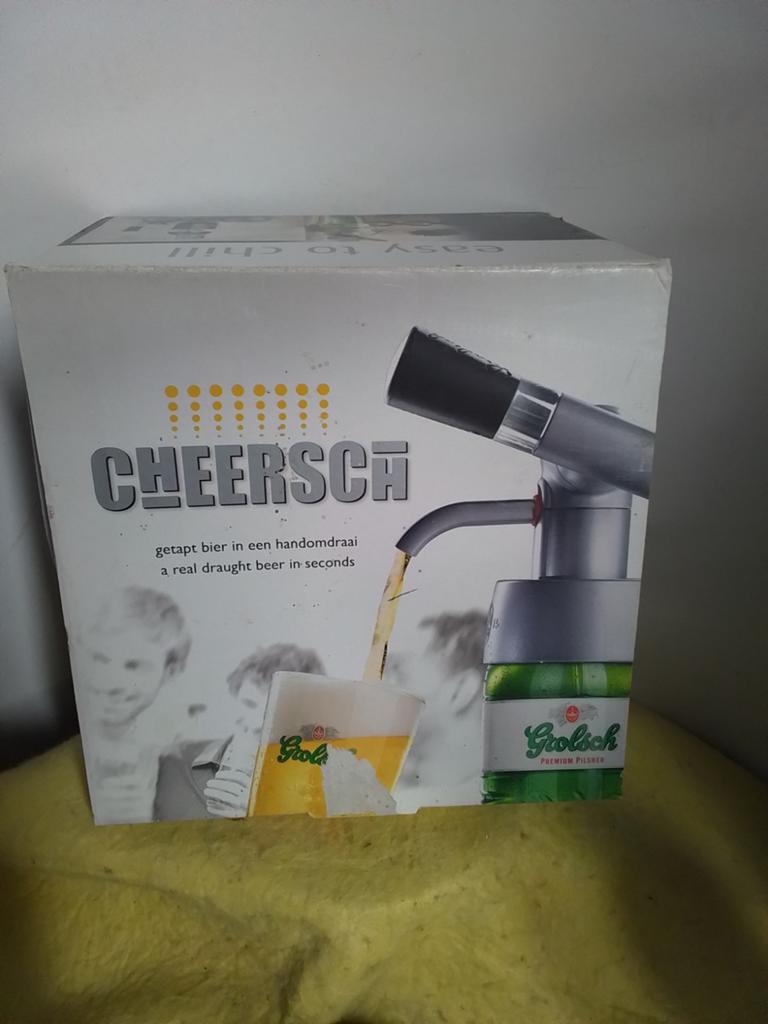 15082) GROLSCH BIERTAP  NIEUWD, Witgoed en Apparatuur, Thuistaps, Ophalen of Verzenden, Overige merken