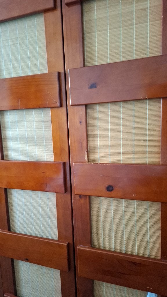 Klerenkast, Ophalen, Gebruikt, 100 tot 150 cm, Met plank(en)
