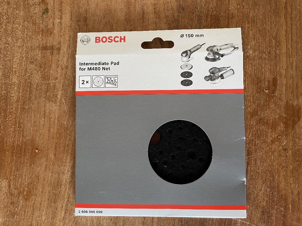 BOSCH Padbeschermer Tussenpad Ø 150 mm 2 stuks Excenter, Doe-het-zelf en Verbouw, Gereedschap | Schuurmachines, Ophalen of Verzenden