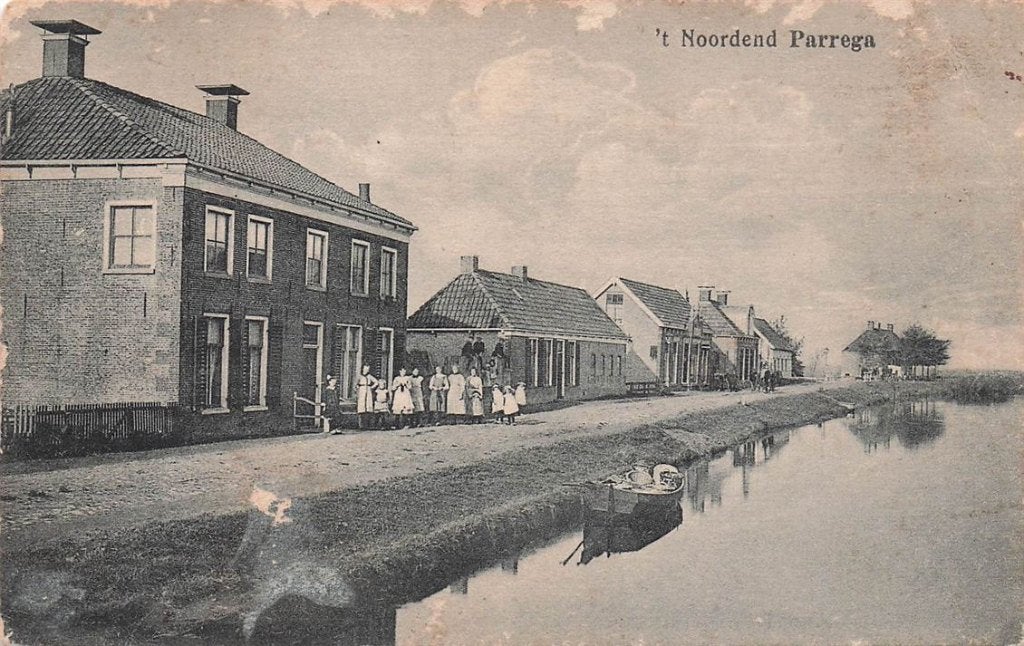 703-317-055 t Noordend Parrega, Verzenden, Voor 1920, Friesland