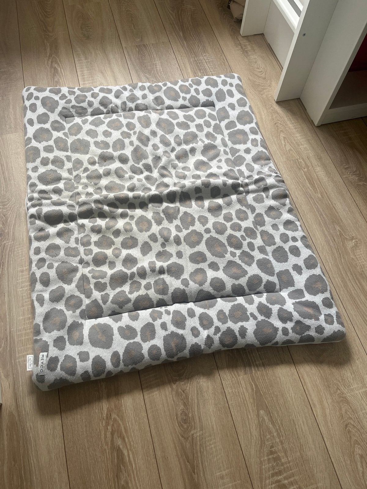 Meyco Leopard Print Deken - Zo goed als nieuw, Ophalen of Verzenden, Zo goed als nieuw, Grijs, Deken