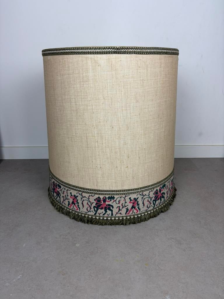 Vintage xl lampenkap Kaiser Leuchten, Vintage mcm midcentury, .., Zo goed als nieuw, 50 cm of meer