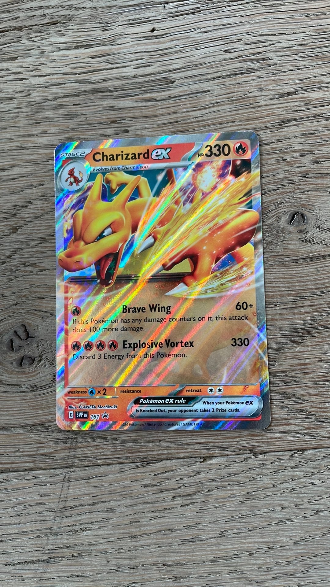 Charizard EX promo, Hobby en Vrije tijd, Ophalen of Verzenden, Zo goed als nieuw