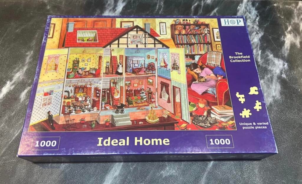 HOP puzzel 1000 stukjes Ideal Home, Ophalen of Verzenden, 500 t/m 1500 stukjes, Zo goed als nieuw