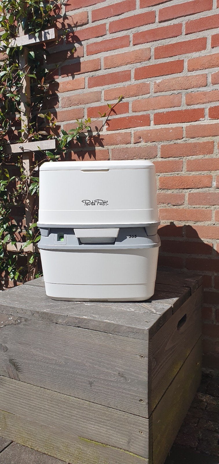 Porta Potti 365 met gratis draagtas, Ophalen