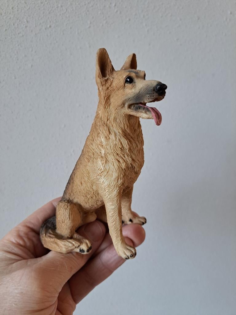 Duitse Herder hond, FARO, kunsthars 8x6x14cm, Ophalen of Verzenden, Zo goed als nieuw, Hond of Kat, Beeldje of Figuurtje
