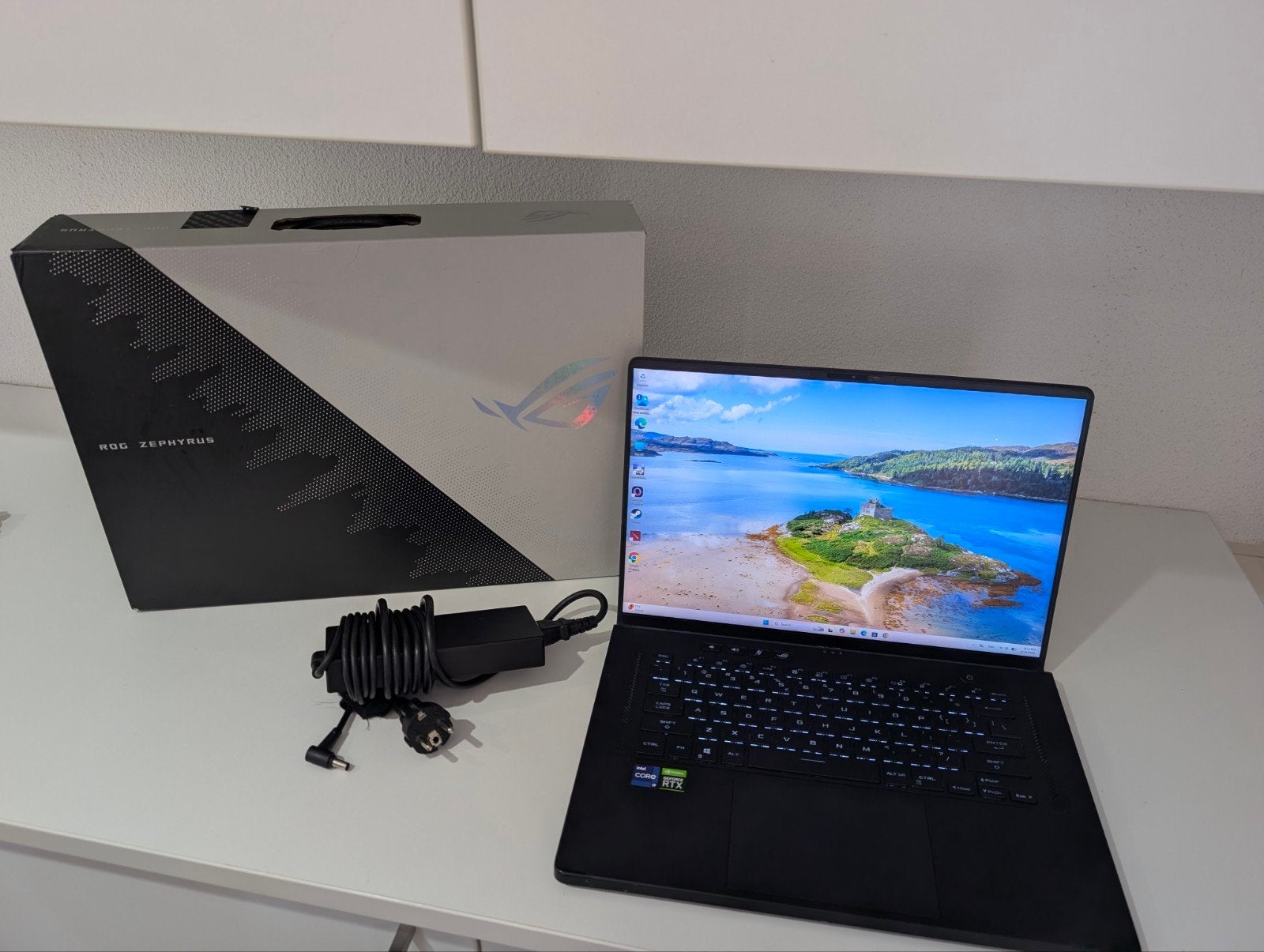 ASUS ROG Zephyrus M16 16" WQXGA, i9-11900H, 32GB, rtx 3070, Computers en Software, Windows Laptops, Ophalen, 256 GB, Met videokaart