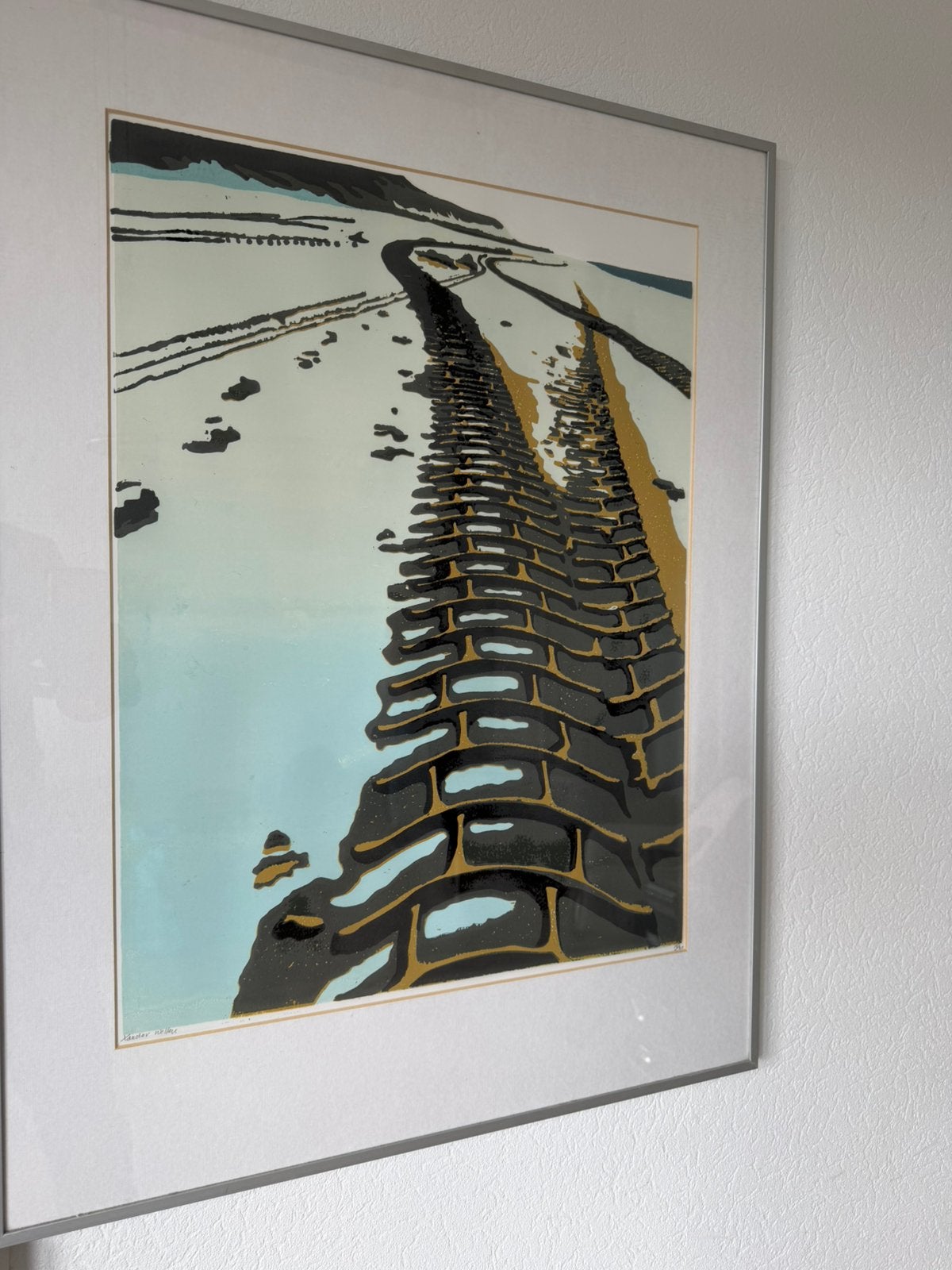 Bandenspoor Litho - Xander Wellen, Ophalen