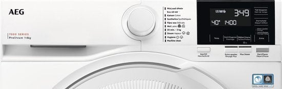 AEG wasmachine LR7384BB2 - 7000 serie - NL/FR, AEG, 1200 tot 1600 toeren, Postbus 1038 5602 BB Eindhoven, 8 tot 10 kg