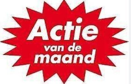 ACTIE van de maand AUGUSTUS, Ophalen, Nieuw, Overige typen